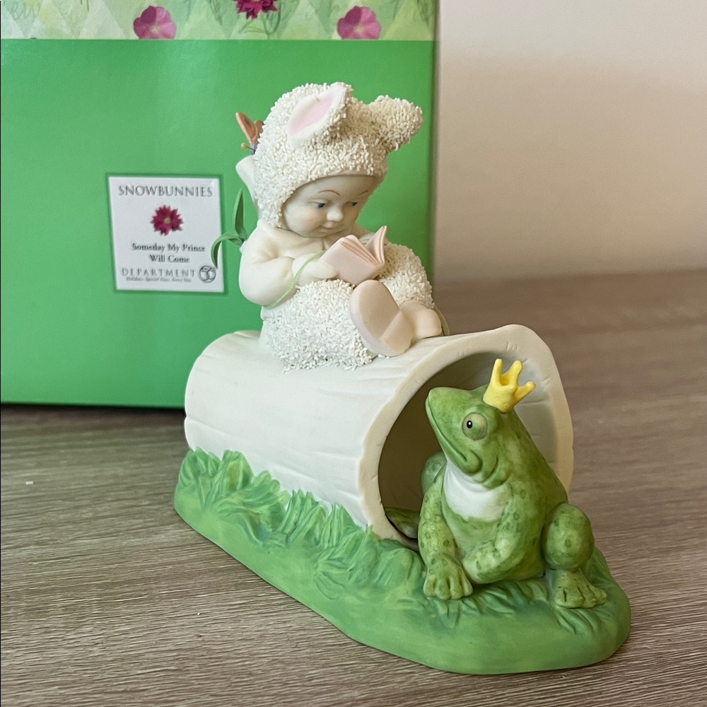 Snowbunnies Some Day My Prince Will Come Department 56 Figurine